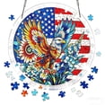 thumbnail image 5 of Acrylic Jigsaw Puzzle Suncatcher-Stress Relief Jigsaw Puzzle, Window Suncatcher Acrylic Puzzle, DIY Suncatcher Kits for Adults, Home Decor Gift for Women, Mom, Friends（7.4in） 4th of July Vermilion, 5 of 9