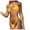 Yellow, variant on Womens Swimsuits Crisscross String Bikini High Leg Thong Swimsuit,Yellow,S
