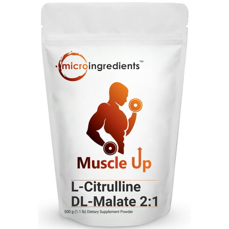 Pure L-Citrulline Malate 2:1 Powder, 500 Grams (Best Citrulline Malate Powder)