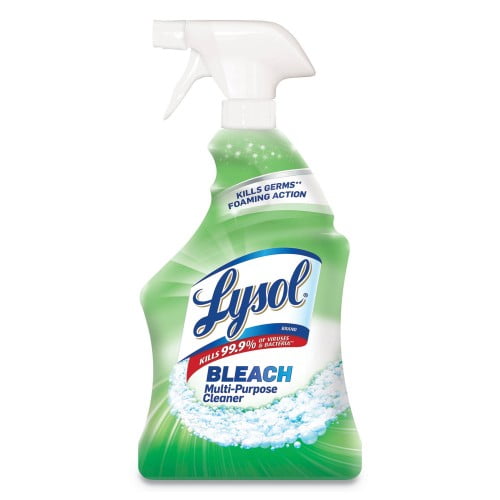 New Lysol Multi-Purpose Cleaner with Bleach, 32oz Spray Bottle,Each