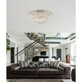 thumbnail image 4 of Elegant Lighting Tranquil 36" 21 Light Royal Crystal Flush Mount, 4 of 9