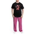 thumbnail image 4 of CafePress - Happy Easter Bunny Men's Dark Pajamas - Men's Dark Loose Fit Cotton Pajama Set, 4 of 7