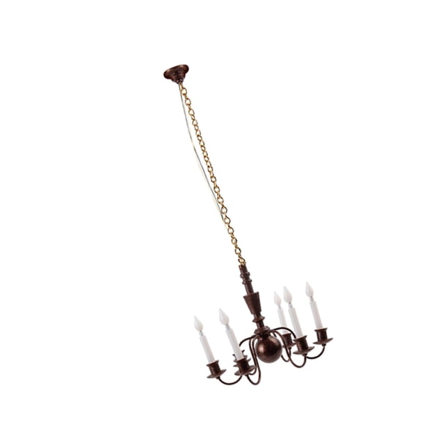 pitrice Ceiling Light Fixture Hanging Chandelier Lights Railway Train Model 1/87 Lamp Post 1:87 Scale HO Scale Bronze 13.5cm