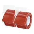 thumbnail image 1 of Unique Bargains Ruban Adhésif, Ruban Silicone Auto-Fusant 5 Pieds, Ruban de Réparation Scellé, Rouge 2 Pcs, 1 of 6