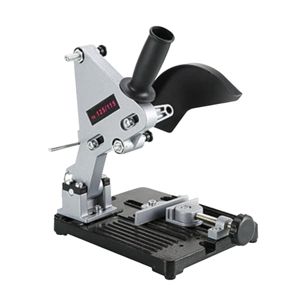 Soporte para amoladora angular, base de hierro multifuncional para amoladora angular de 100 a 125 mm 30 mm de profundidad de espesor
