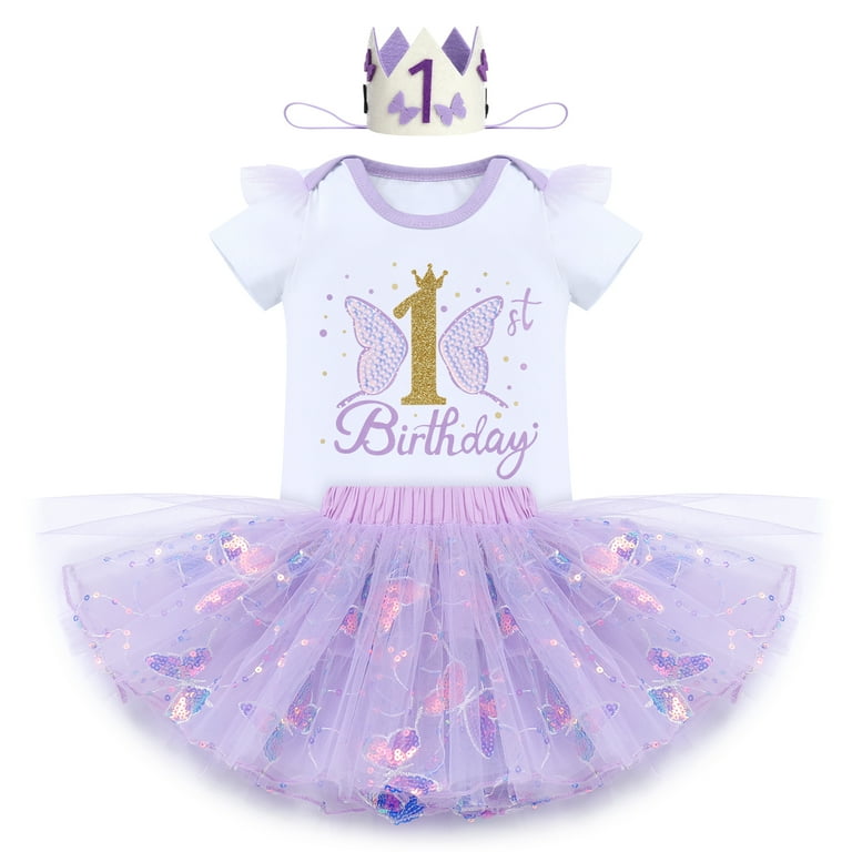 Butterfly 1st sale birthday outfit