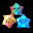 thumbnail image 5 of Almohada luminosa de juguete creativo, suave peluche brillante, estrellas de colores, cojín con luz LED, juguetes de regalo para niños y niñas, 5 of 5