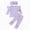 H233-Light Purple, variant on masbird Baby Girl Clothes 3 6 9 12 Months Outfits Long Sleeve Knitted Romper & Daisy Pants Fall Winter 3Pcs Clothes Sets,Pink,0-6 M