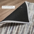 thumbnail image 6 of Addison Rugs Dream Shag Premium Machine Washable Transitional Textured Stripes Ocean Rectangle Rug, 9' x 12', 6 of 8