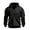 Black, variant on Hoodie Men Half Zip Sweatshirt Vintage Long Sleeve Pullover Tops 2025 Fall Workout Drawstring Hooded Outerwear with Pockets Navy XXXL