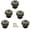 Leopard-Blue, variant on 5 Pack Retro Vintage Ceramic Pumpkin Cabinet Knobs, Kitchen Cabinet Drawers Dresser Cupboard Pull Handles Door Pulls with 3 Kinds of Screws (5 Pack, Sky Blue)