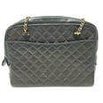 thumbnail image 2 of Pre-Owned Chanel vintage chain bag bag Shoulder Bag Black GoldHardware (Good), 2 of 16