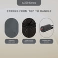 thumbnail image 3 of Knirps A.200 Medium Duomatic Windproof Rain Umbrella for Adults in Grey – Automatic Open Close Design, 38.5" Wind Resistant Canopy, Durable Steel Frame, Travel Case Included, 3 of 7