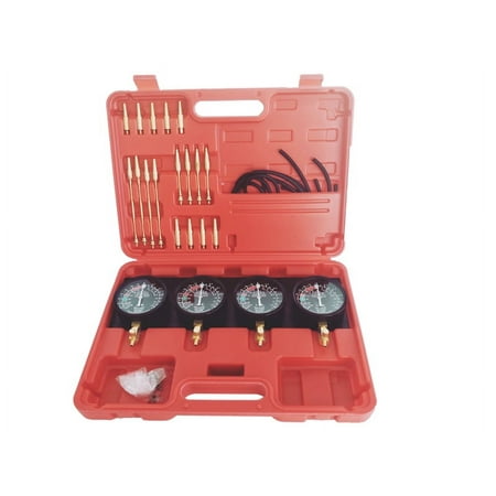 INTSUPERMAI 4 Cylinder Balance Gauge Motorcycle Fuel Vacuum Carburetor Synchronizer Gauge Meter Tool Set Kit
