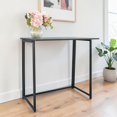 thumbnail image 2 of GZXS Folding Desk for Small Space, 31.5 Inch Computer Desk, Small Writing Table for Home Office, Easy Assembly, Black, 2 of 7