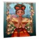 thumbnail image 3 of Cortina de ducha Encanto, cortina de ducha decorativa impermeable y lavable para baño, juego de decoración de accesorios de baño con 12 ganchos de plástico de 72 x 72 pulgadas, 3 of 8