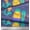 Bluish Violet, variant on Soimoi Green Rayon Fabric Beech & Fun Party Print Fabric by the Yard 56 Inch Wide