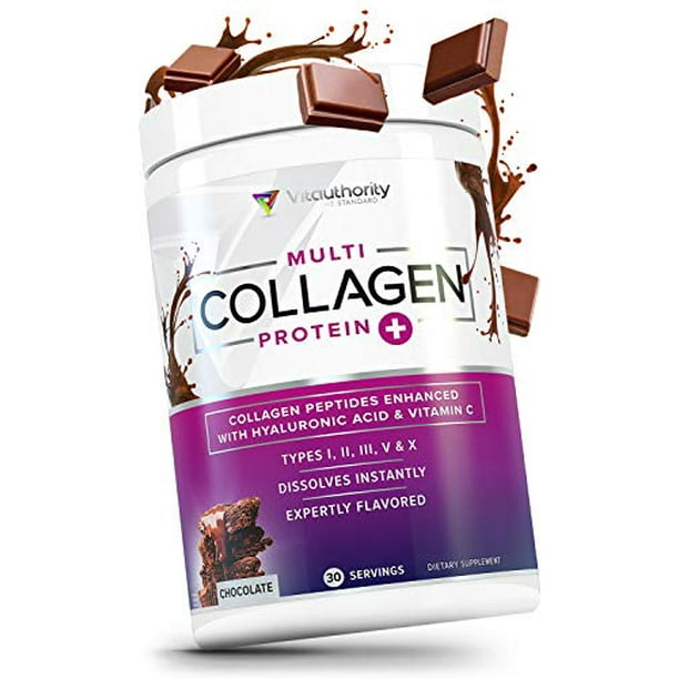 Multi Collagen Peptides Plus Hyaluronic Acid and Vitamin C, Hydrolyzed