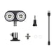 thumbnail image 2 of Modelo lámpara material Drone Spot Lights Luz nocturna 4 modos de iluminación con soporte de extensión Reemplazo para DJI Mavic Air 2 / Air 2S Luces LED para búsqueda de vuelo nocturno Meterk Modelo lámpara material, 2 of 7