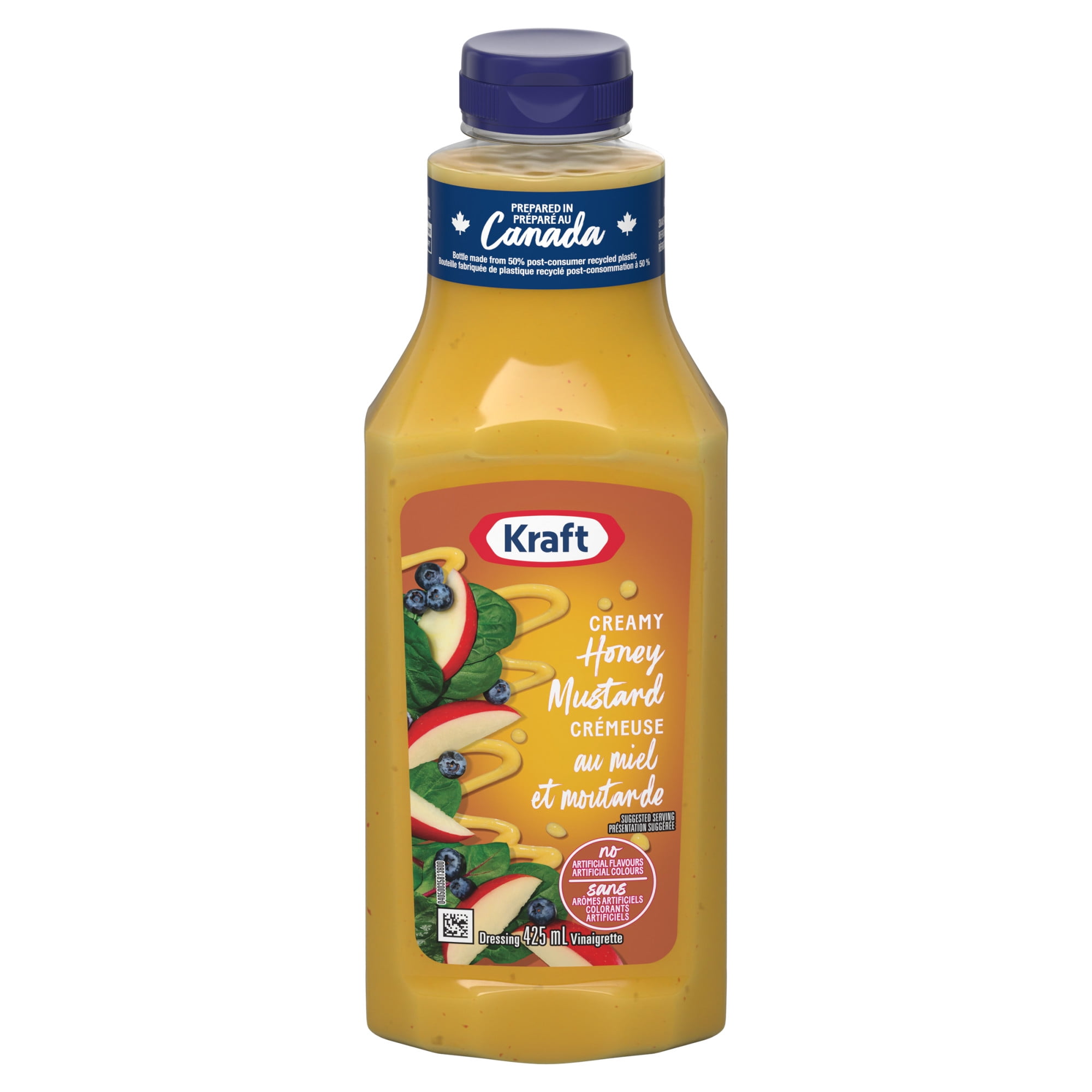 Kraft Creamy Honey Mustard Salad Dressing, 425 mL Bottle