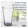 Beer Pint Glasses 16 oz. Set of 10, Bulk Pack Heavy Duty Glassware