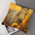 thumbnail image 7 of nygtbtfer Horse Cushion Cover , Animal Pillow Cover, Throw Pillow Cover, Exotic Style Decorative Pillow Cover for Adults Men Women,Bedroom Decor White, 7 of 7