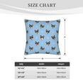 thumbnail image 4 of Bingfone Corgi Dog Linen Throw Pillow Covers Cushion Case Pocket Button Vintage Farmhouse Pillowcase for Sofa Couch Bed 20"x20", 4 of 9