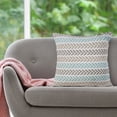 thumbnail image 2 of LR Home Altair Cotton Pillow Set of 4 in Blue/Gray, 18" x 18", 2 of 7
