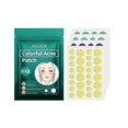 thumbnail image 1 of EELHOE 112 Patches Colorful Acne Patch Acne Removal Stickers Pimple Remover Tool Face Skin Care for Day Night Use, 1 of 5