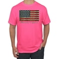 thumbnail image 1 of Wild Bobby, American Game Flag Baseball Bat, Sports, Men's Graphic Tees, Neon Pink, 4XL, 1 of 3