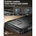 thumbnail image 5 of Poetic Revolution Case for iPhone 16 6.1 inch with Built-in-Screen Protector, Black, 5 of 5