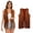 Brown, variant on Women's Fringe Vest 60s 70s Hippie Vest Sleeveless Cowgirl Western Faux Suede Tassel Leather Jacket Hippie Party