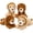 Beige, variant on 4Pack Lion Stuffed Animal 14'' Cute Safari Jungle Animal Plush Toy