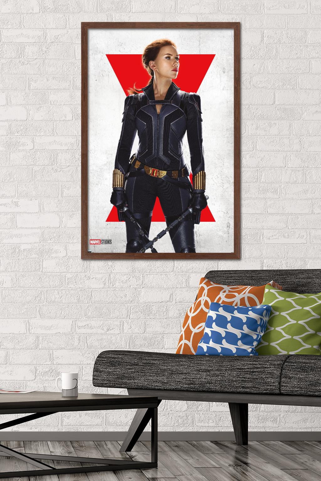 Marvel Black Widow - Black Widow One Sheet Wall Poster, 22.375" x 34", Framed