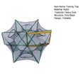 thumbnail image 7 of sunsanly Foldable Fishing Bait Trap 6/8/10/12/16 Holes Heavy Duty Fine Mesh Portable Collapsible Shrimp Minnow Crawfish Catcher Trap Cast Trap Net Dip Cage, 7 of 7