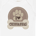 thumbnail image 4 of Inktastic I Love My Chihuahua dog Boys or Girls Baby Bodysuit, 4 of 5
