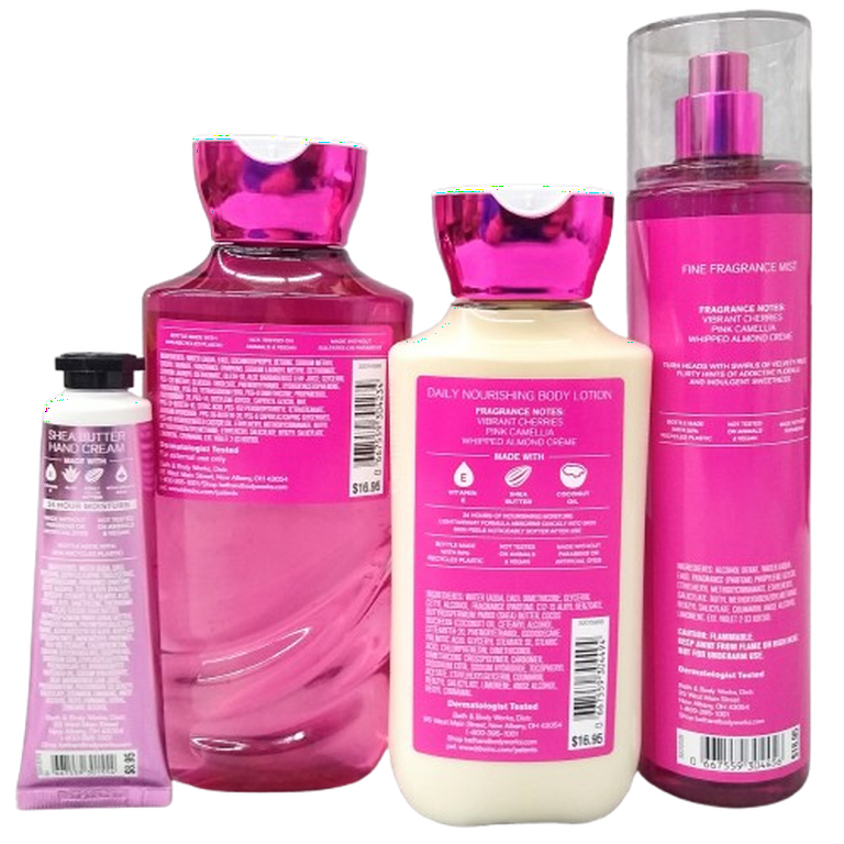 Bath & Body Works Perfect In Pink Women's Perfumed 5 Piece