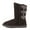 BROWN, variant on DREAM PAIRS Womens Snow Boots Faux Fur Lined Fashion Winter Warm Mid Calf Boots SWEATY-BUCKLE BROWN Size 5