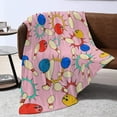 thumbnail image 3 of Bowling Flannel Fleece Bed Blanket Throw Blankets Lightweight Cozy for Bedroom All Season Sofa Decor Gift 40x50, 3 of 6