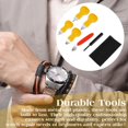 thumbnail image 4 of Kit d'Outils de Remplacement de Batterie de Montre 7 Pcs, Outil de Retrait de Boîtier de Montre Ouvre-Couvercle de Boîtier de Montre Couteau Outil de Réparation de Batterie pour Horlogers, 4 of 5