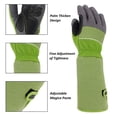 thumbnail image 4 of Guantes de jardinería largos para mujer, resistentes a prueba de espinas, mangas de brazo, guantes de trabajo de seguridad para jardín, 1 ud., 4 of 5