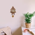 thumbnail image 3 of SHISUYAN Cuckoo Clock Wall Clock Handcrafted Traditional Clock Retro Bird House Clock, 3 of 9