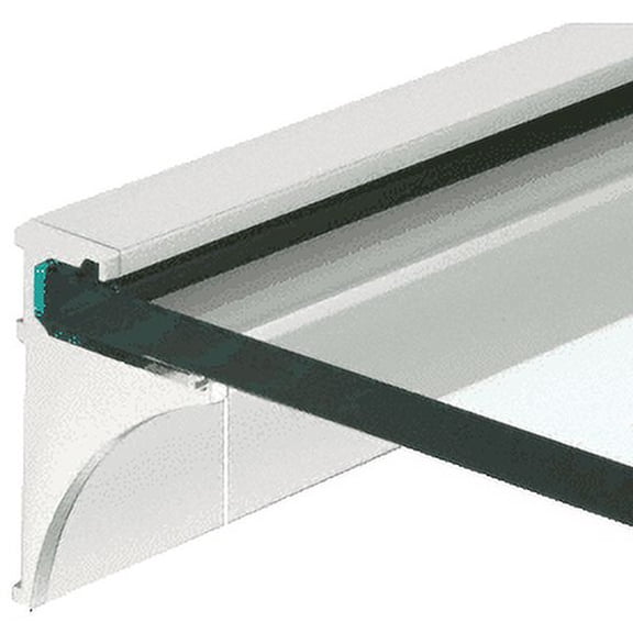 CRL SE1436BA Brite Anodized 36" Aluminum Shelf Kit for 1/4" Glass