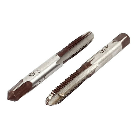 

Unique Bargains 2 Pcs Square Head HSS M6 6mm 3 Flutes Hand Screw Thread Metric Plug Taps