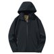 thumbnail image 1 of Fiudx Sudadera Capuchino para Hombre, Elegante Blusa de Manga Larga, Informal, con Bolsillo, para Uso Diario, Estilo Moderno, Se Recomienda Lavar a Mano, Poliéster., 1 of 7