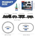 Electric Train Set, Steam Engine Toys Train Set with Lights