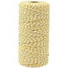 Just Artifacts 12Ply 110-Yards Decorative ECO Bakers Twine for DIY Crafts & Gift Wrapping (1pc, Mustard Yellow)