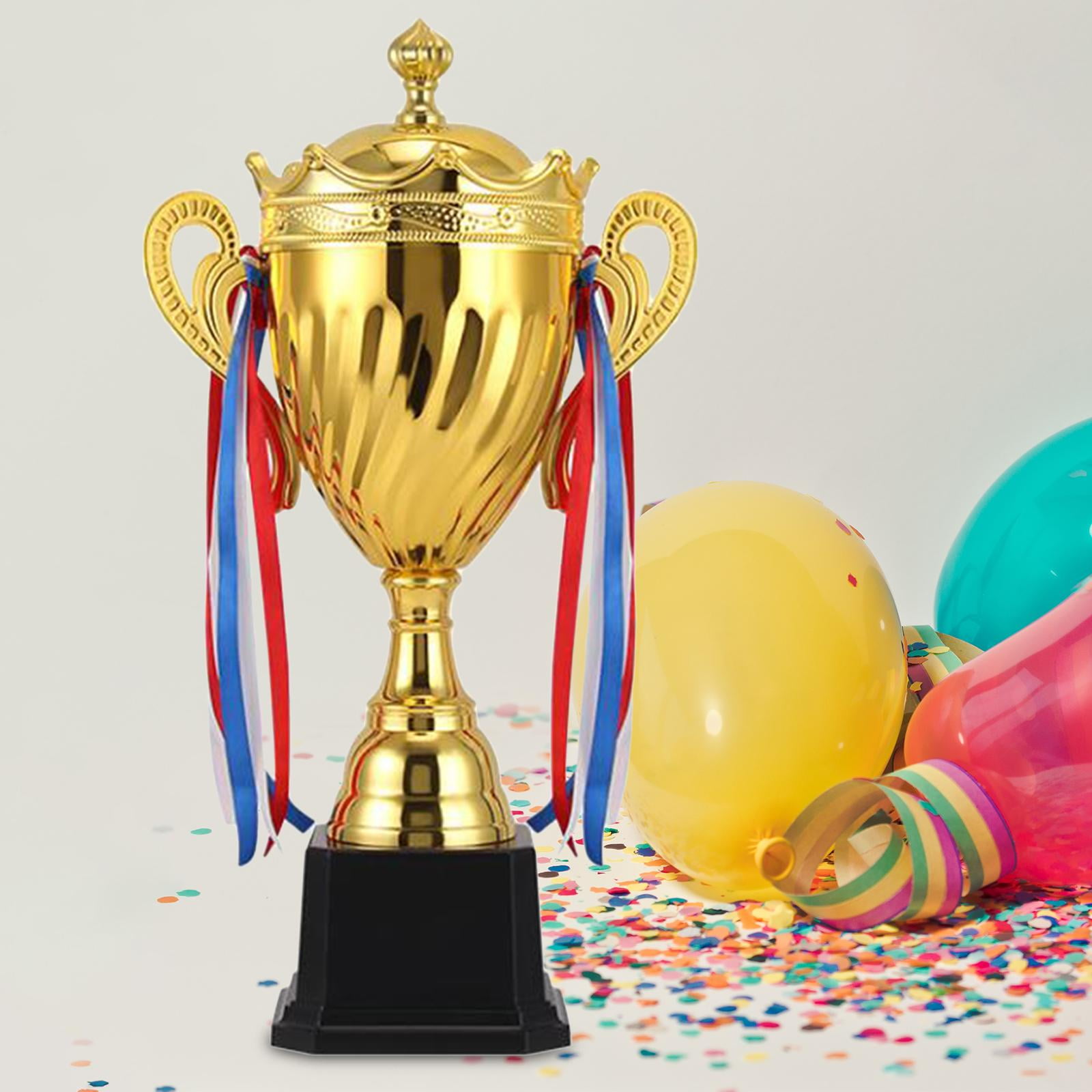 Trophy Cup Winning Prizes Soccer Football League Match Teamwork