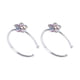 thumbnail image 1 of Xihbxyly Joyas de Cristal para La Nariz, Elegante Aro Nasal con Diseño Floral, Pendientes de Cobre Brillante, Juego de Accesorios de Moda, Ideal Como Regalo, Ideal para Amantes de La Joyería. Juego d, 1 of 2