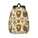 thumbnail image 1 of Disketp Cute Owls Mochila Escolar de 15 Pulgadas, Mochila Ligera para Estudiantes, Viajes y Trabajo, Cómoda y Resistente para el Uso Diario, 1 of 6